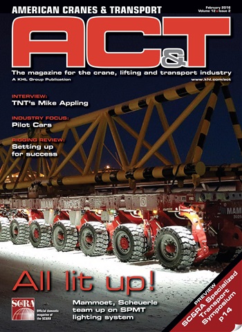 American Cranes & Transport issue February 2016