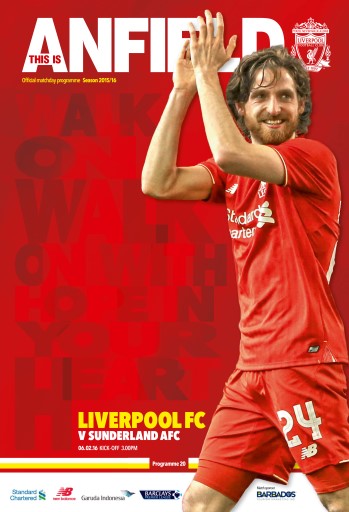 Liverpool FC Programmes issue 