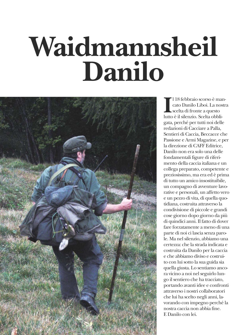 Caccia Magazine Preview Pages