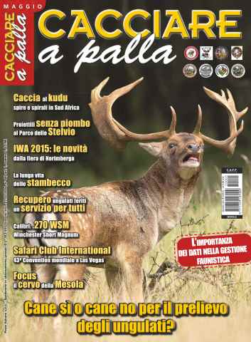 Caccia Magazine issue CACCIARE A PALLA MAGGIO 2015