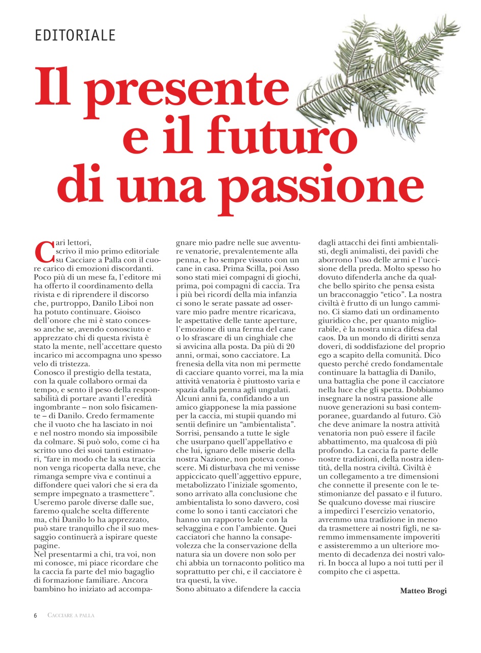 Caccia Magazine Preview Pages