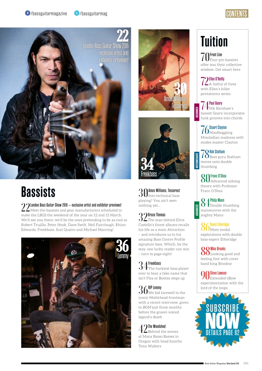 Bass Player UK Preview Pages