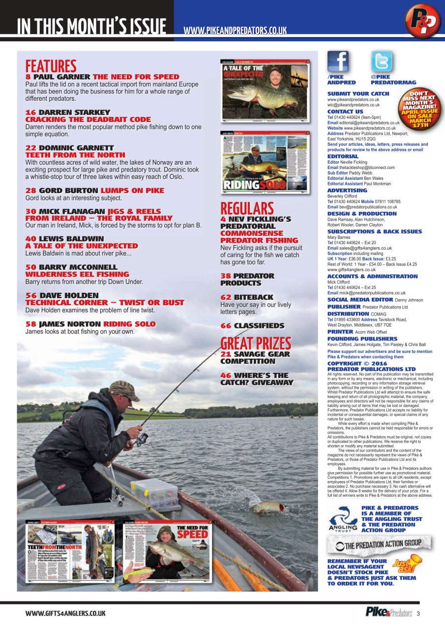 Pike & Predators Preview Pages