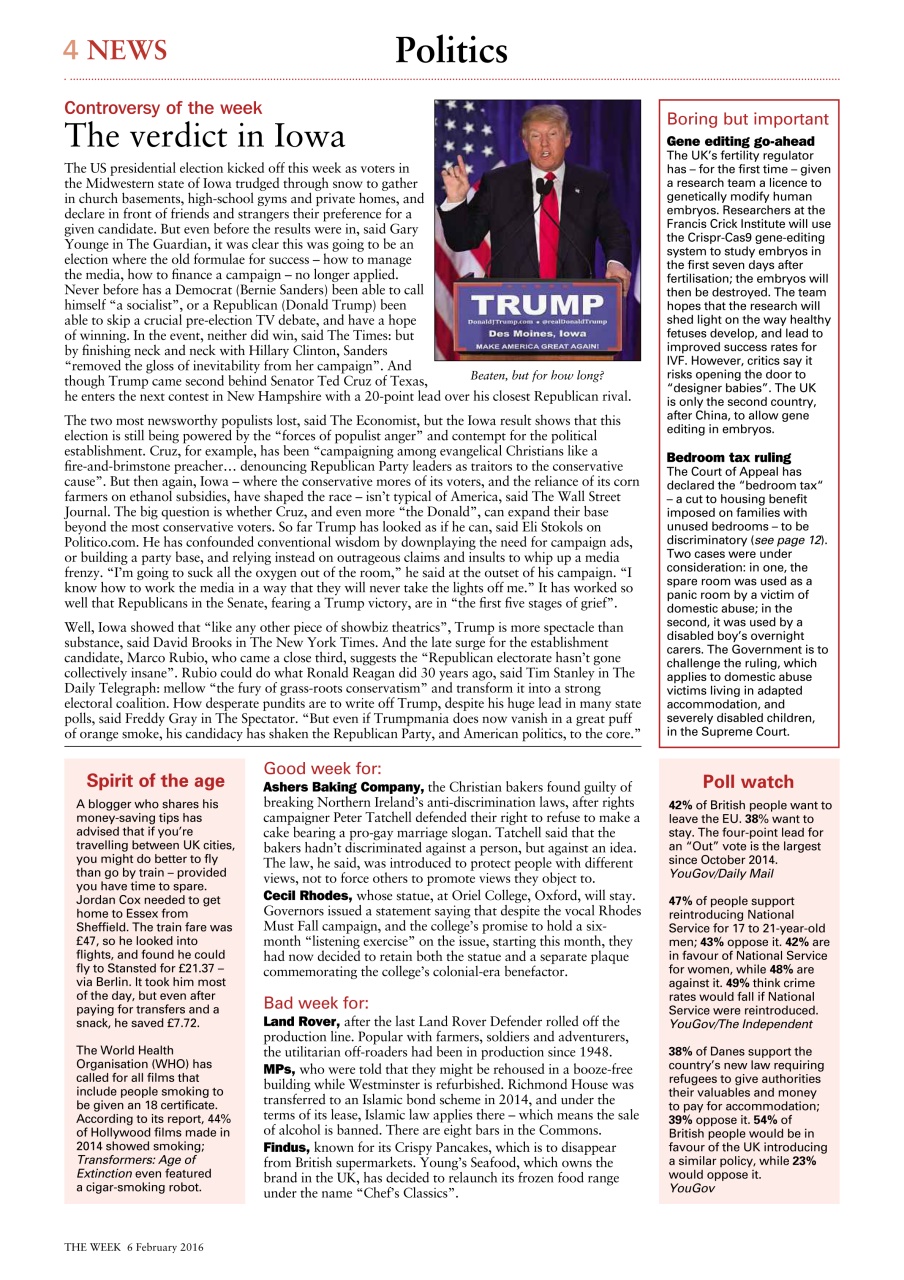 The Week Preview Pages