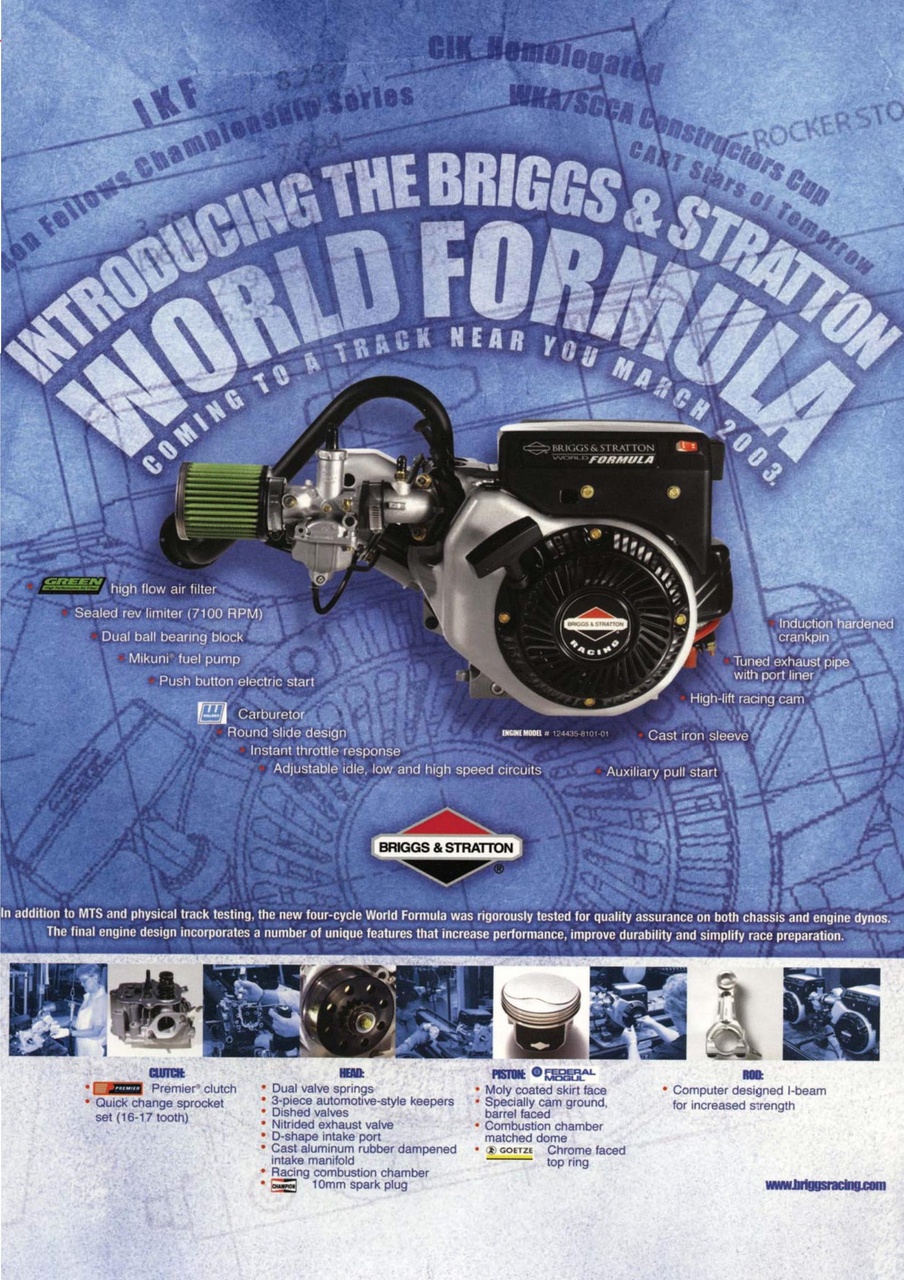 Race Engine Technology Preview Pages