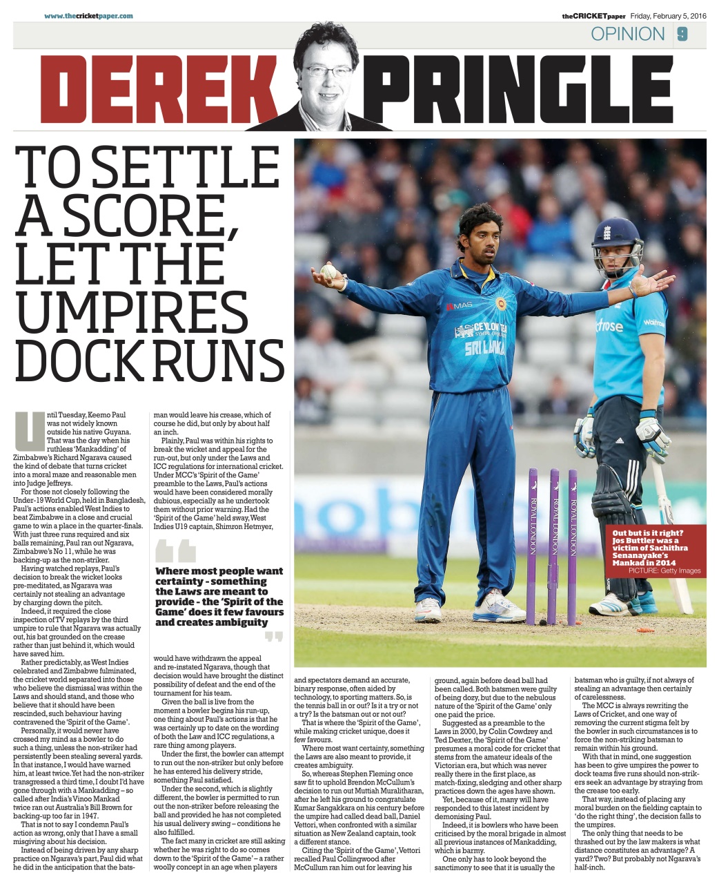 The Cricket Paper Preview Pages