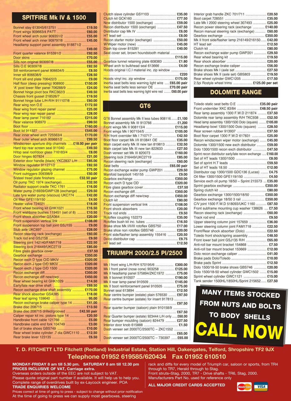 Triumph World Preview Pages