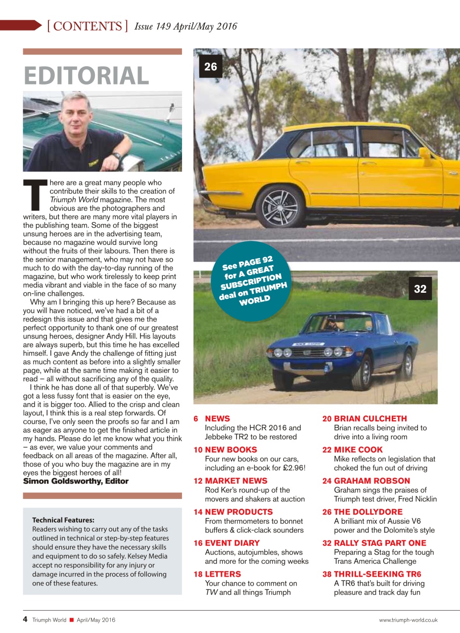 Triumph World Preview Pages