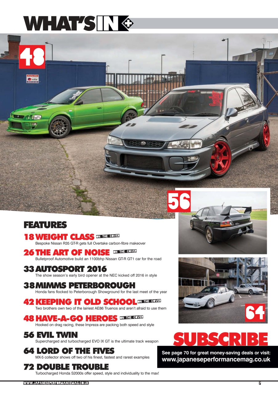 Japanese Performance Preview Pages