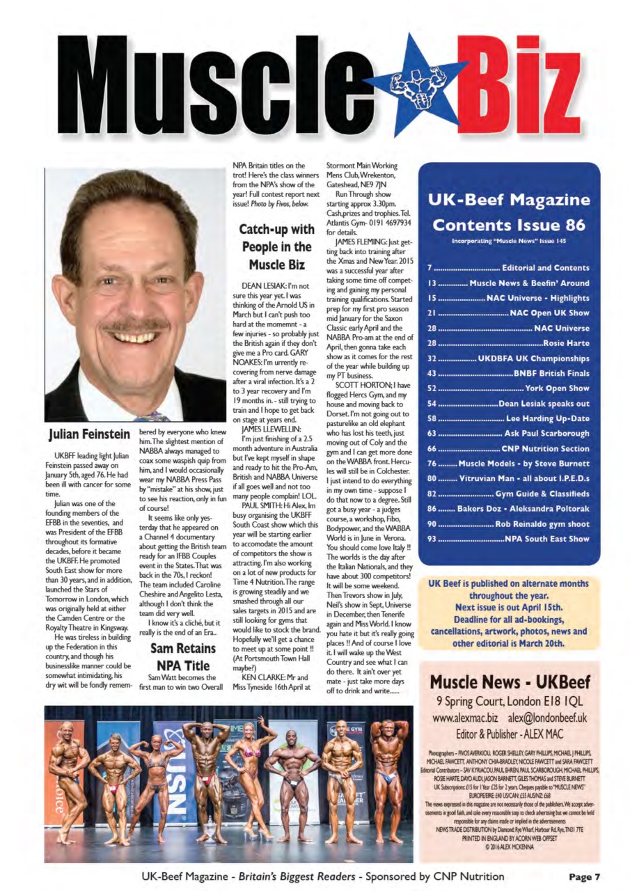 UK Beef Magazine Preview Pages