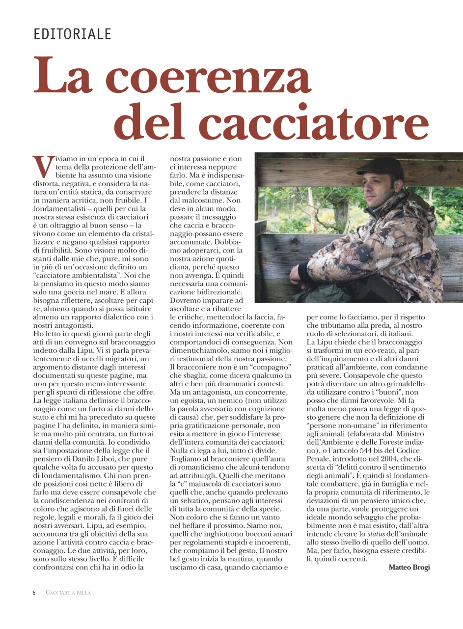 Caccia Magazine Preview Pages
