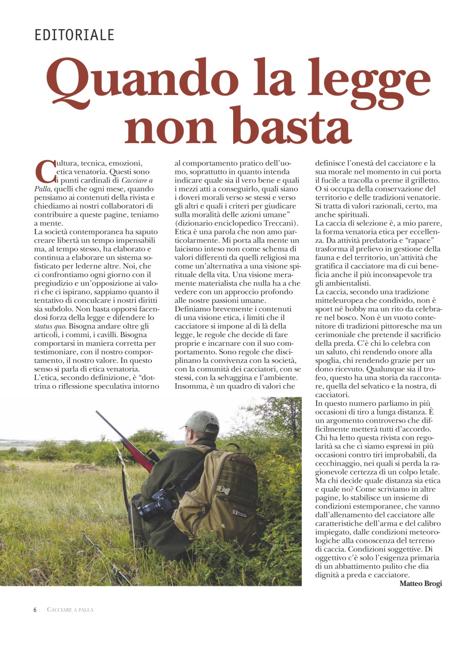 Caccia Magazine Preview Pages