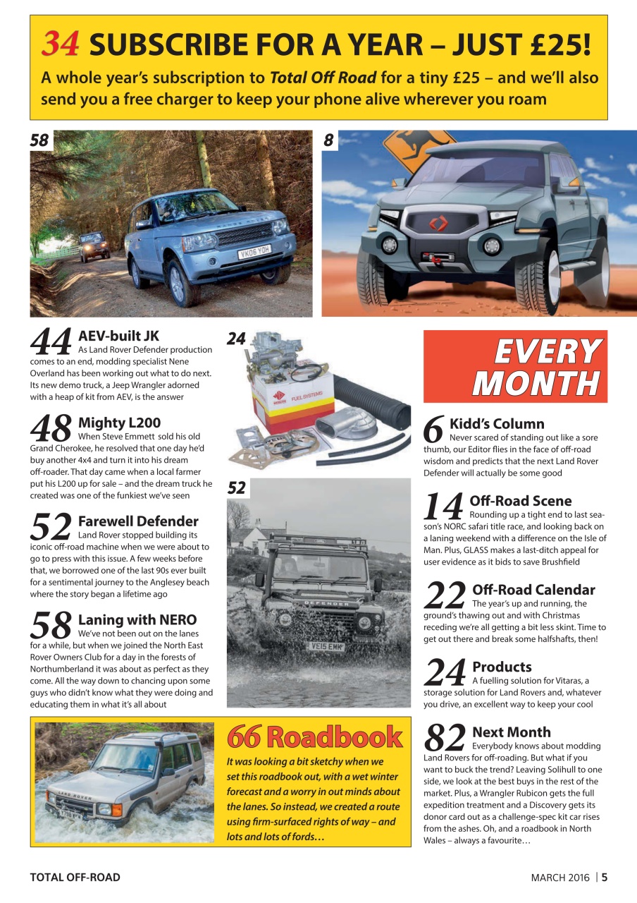 Overlander 4X4 Preview Pages