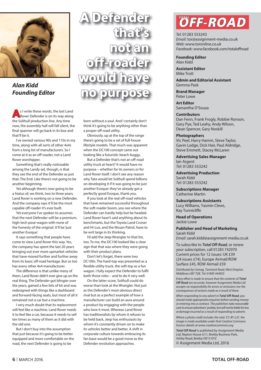 Overlander 4X4 Preview Pages