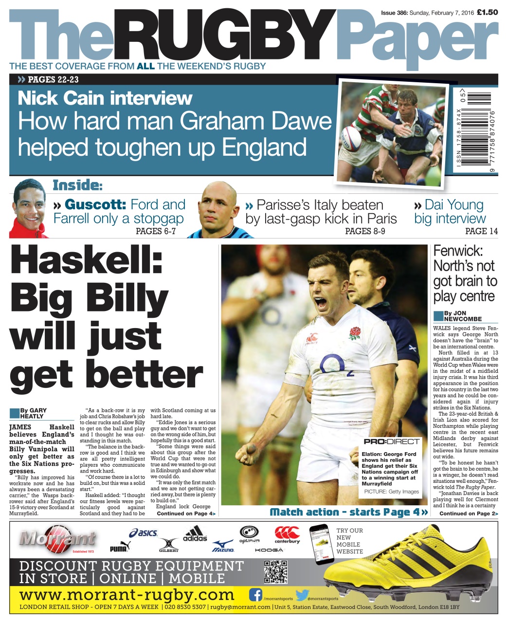 The Rugby Paper Preview Pages
