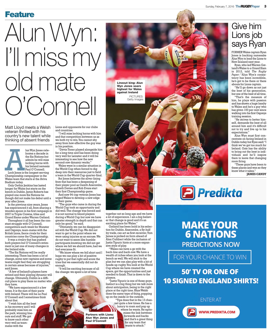 The Rugby Paper Preview Pages
