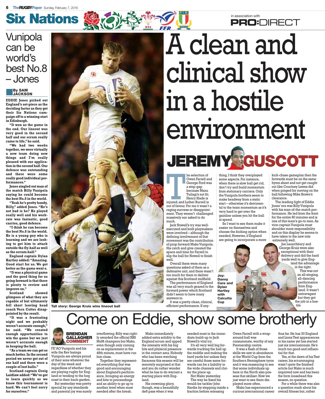 The Rugby Paper Preview Pages