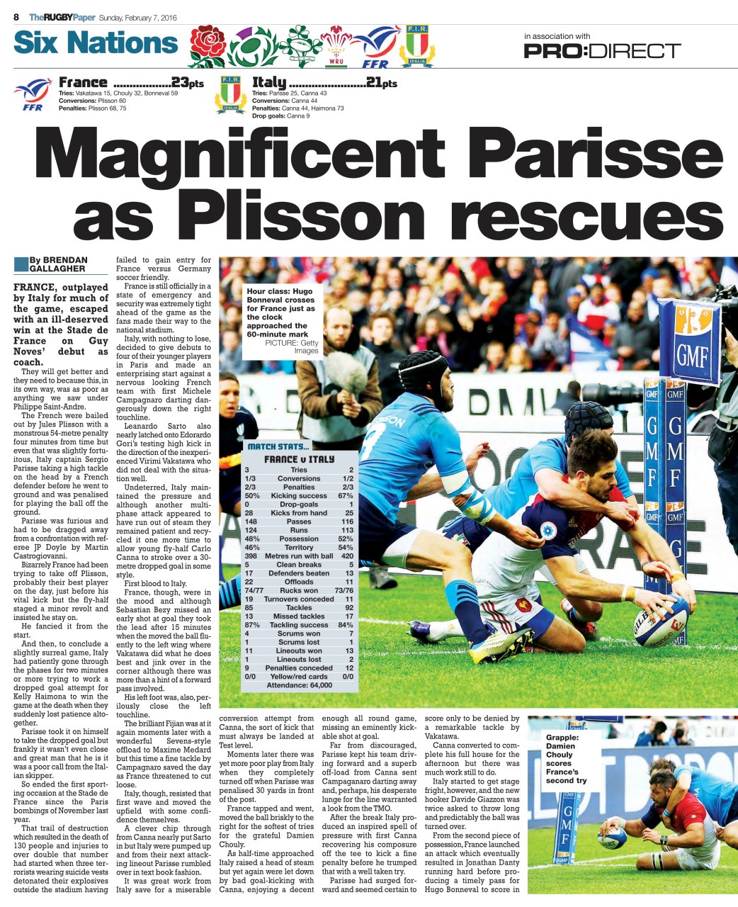 The Rugby Paper Preview Pages