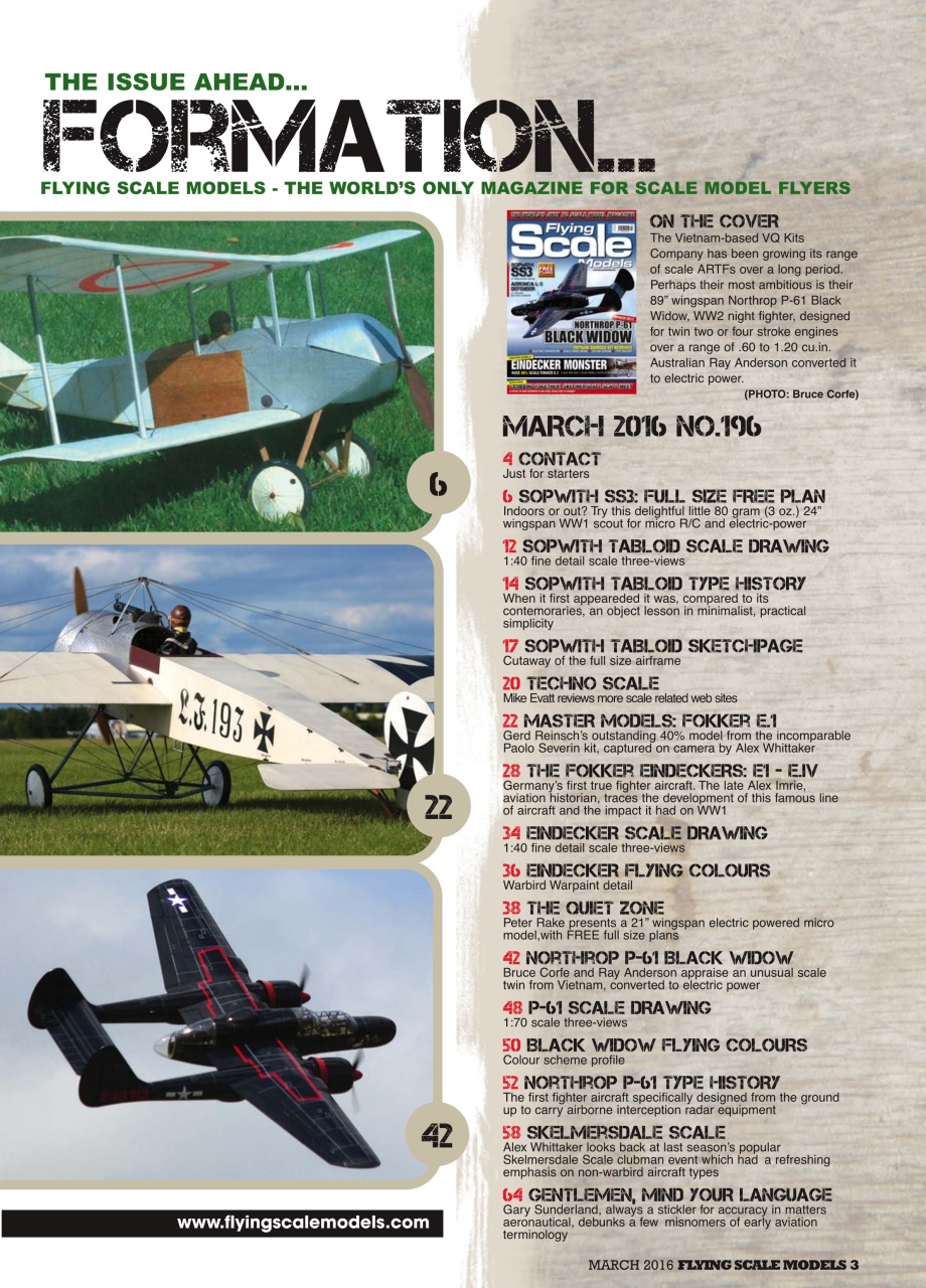 Radio Control Model Flyer Preview Pages