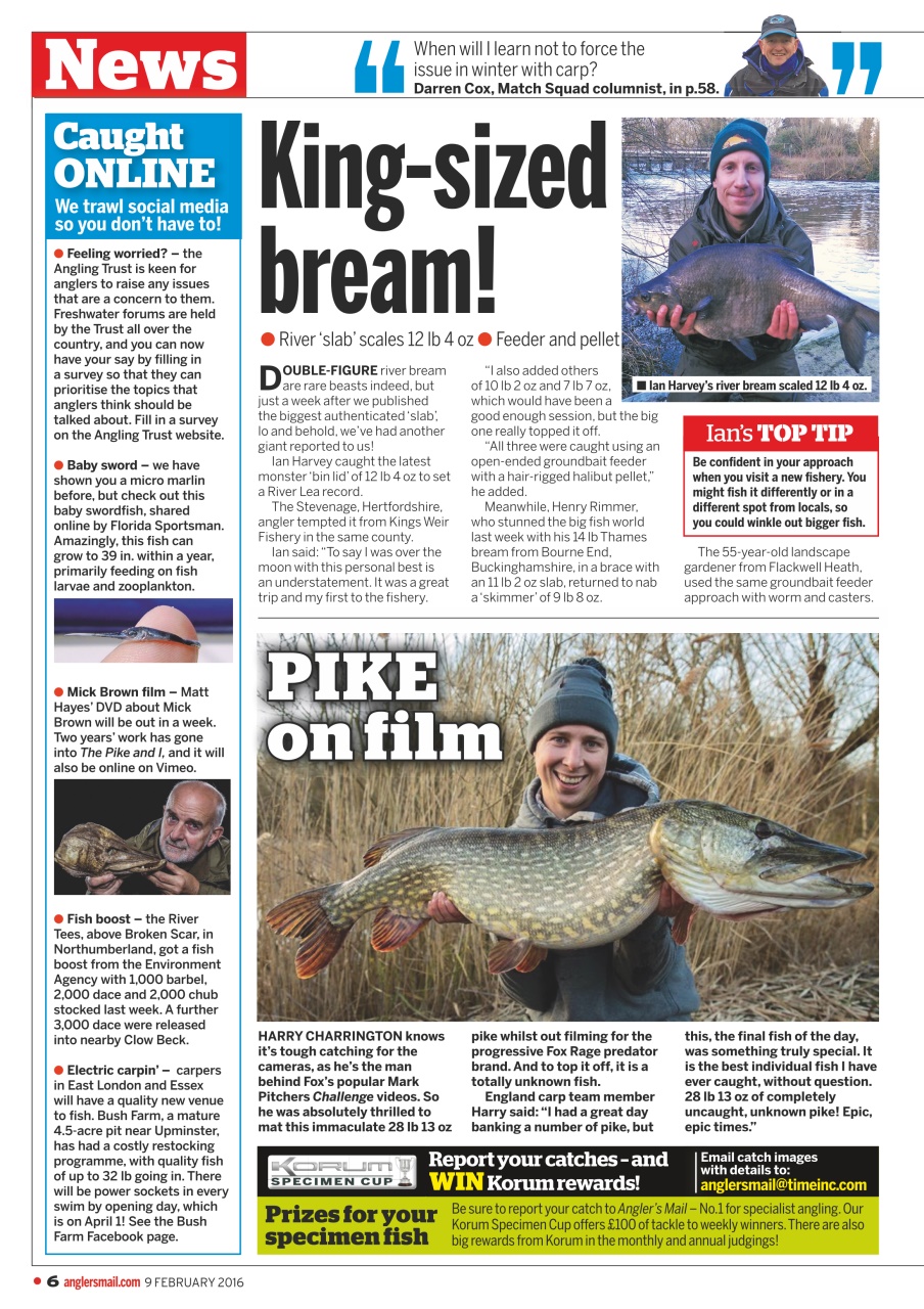 Anglers Mail Preview Pages