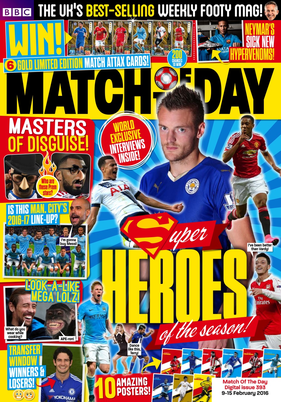 Match of the Day Preview Pages