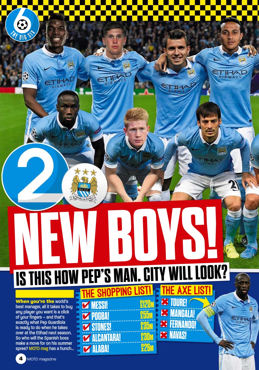 Match of the Day Preview Pages