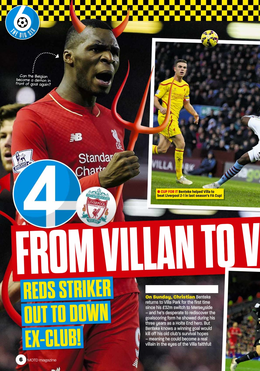Match of the Day Preview Pages