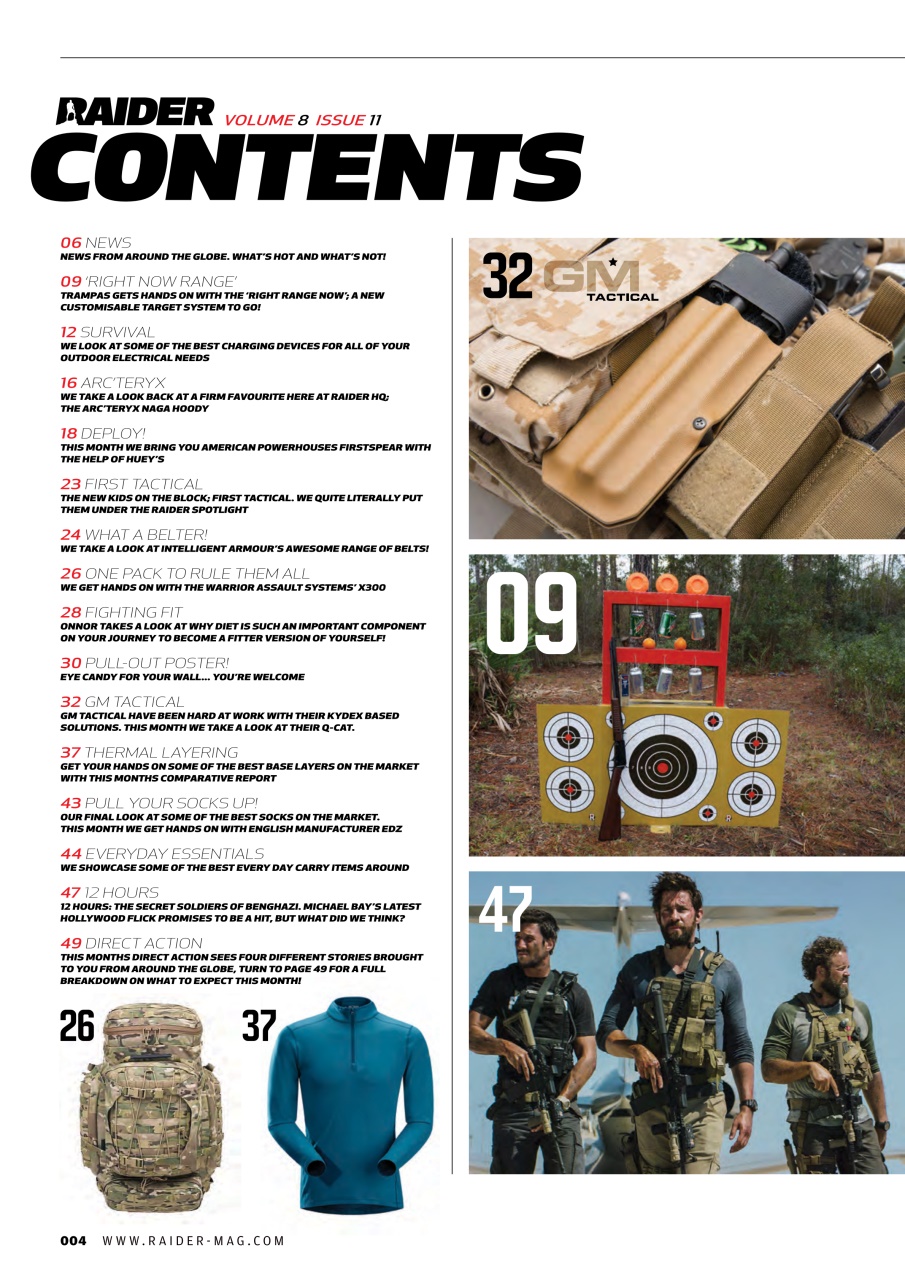 Raider Preview Pages