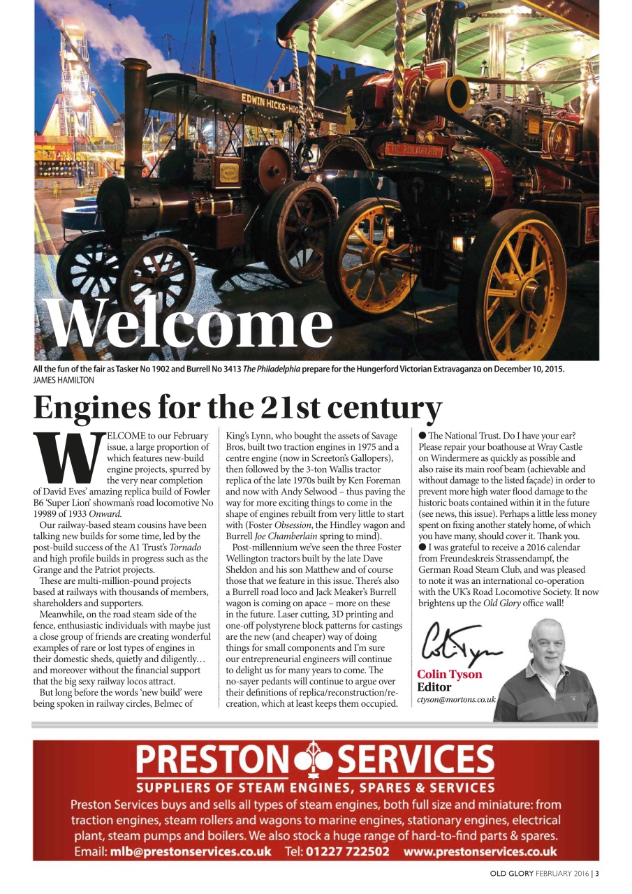 Old Glory Magazine Preview Pages