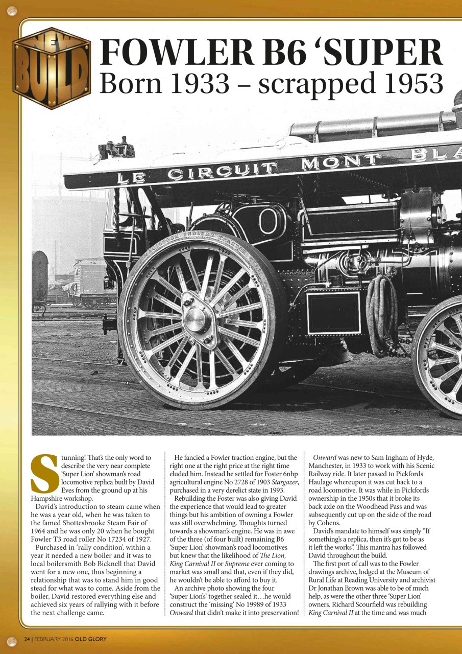 Old Glory Magazine Preview Pages