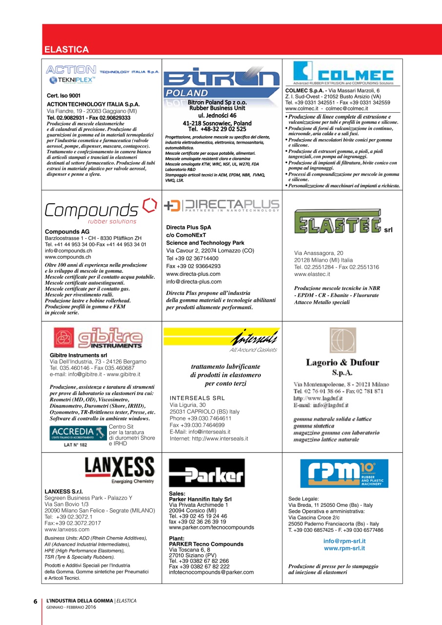 L’industria della Gomma Preview Pages