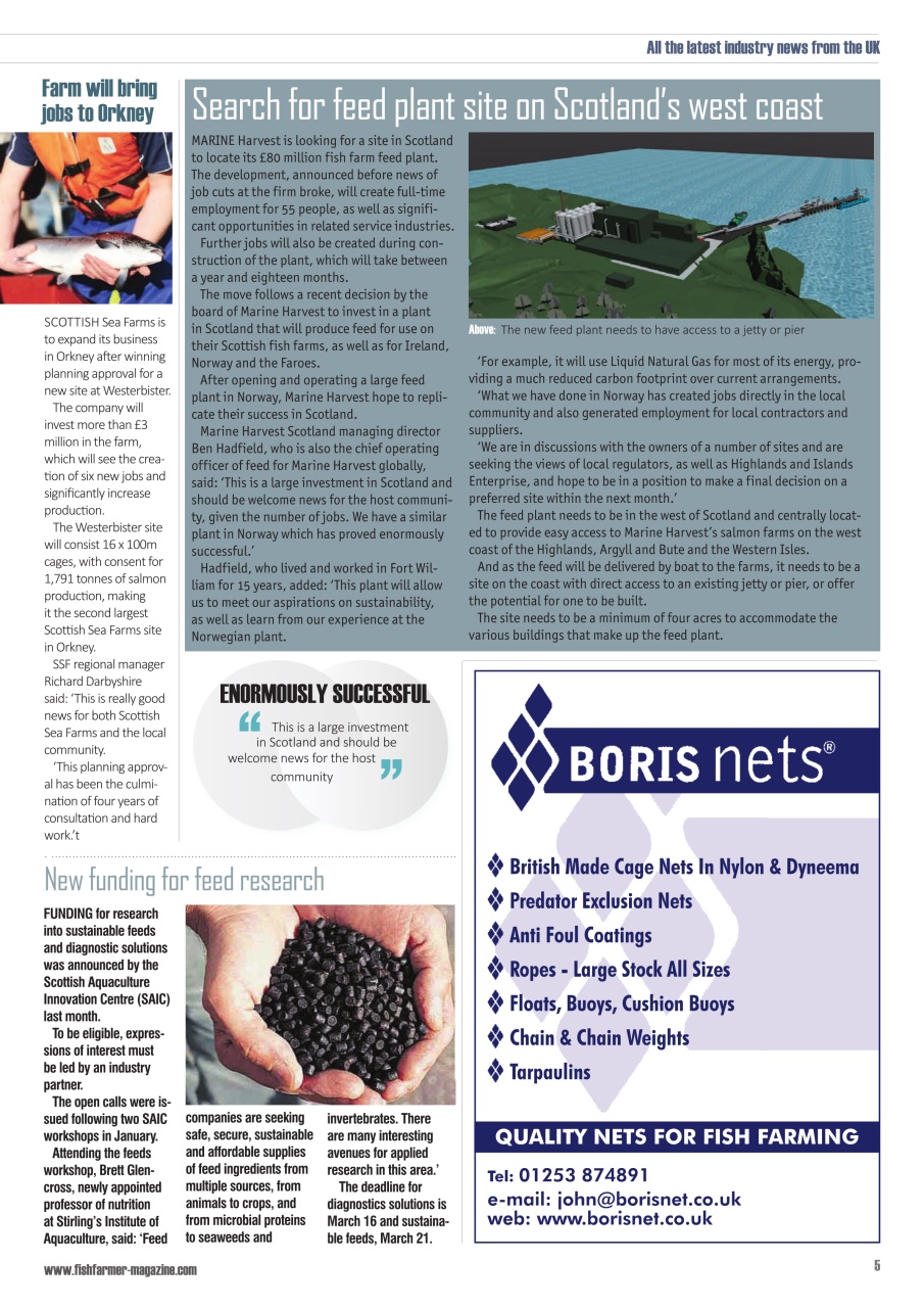 Fish Farmer Magazine Preview Pages