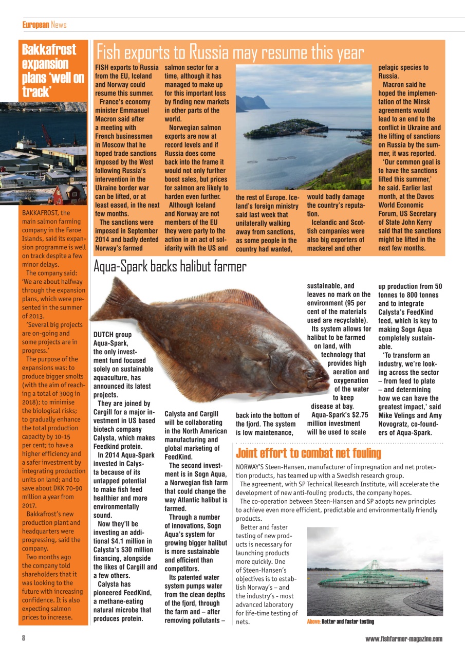 Fish Farmer Magazine Preview Pages