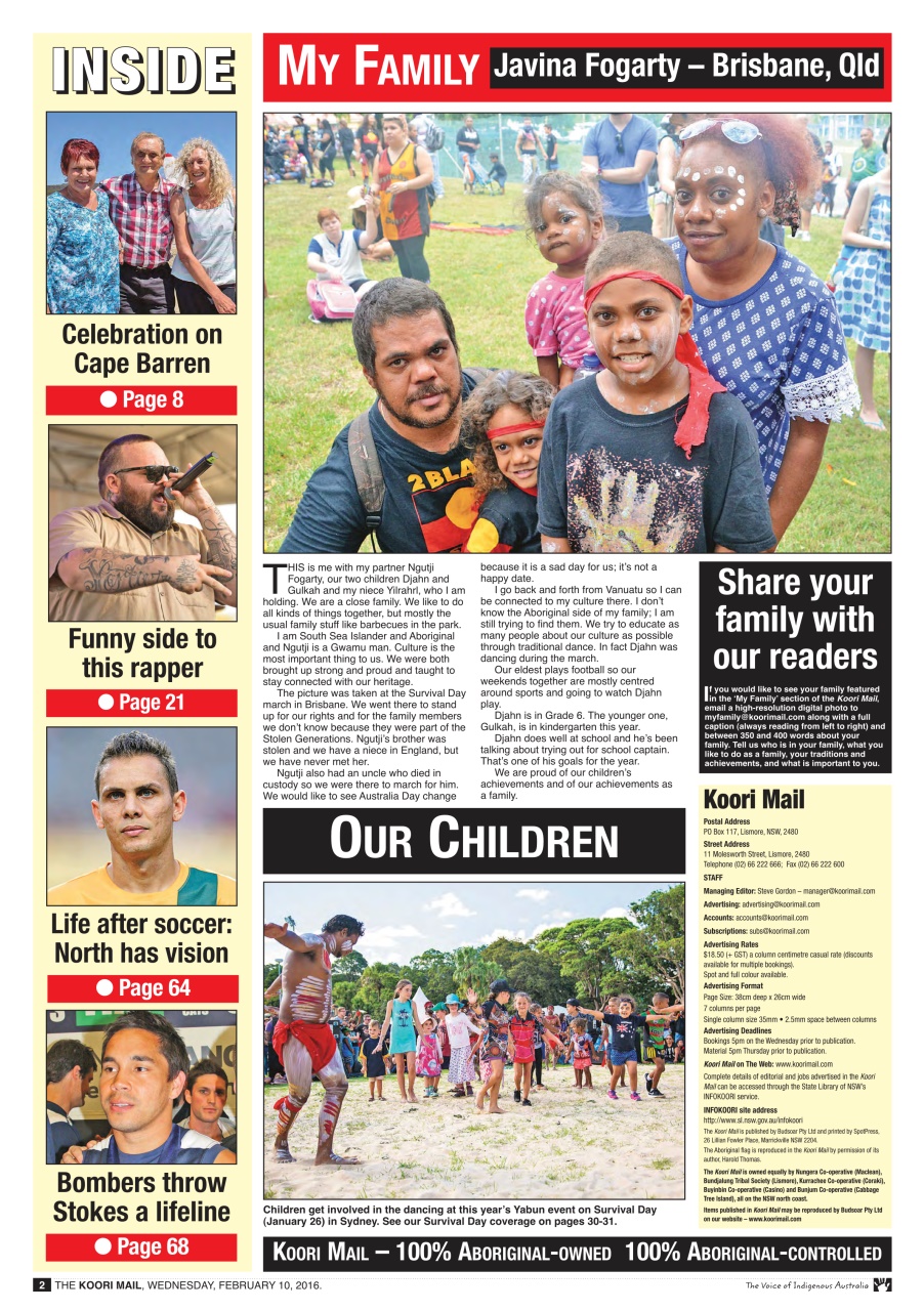 Koori Mail Preview Pages