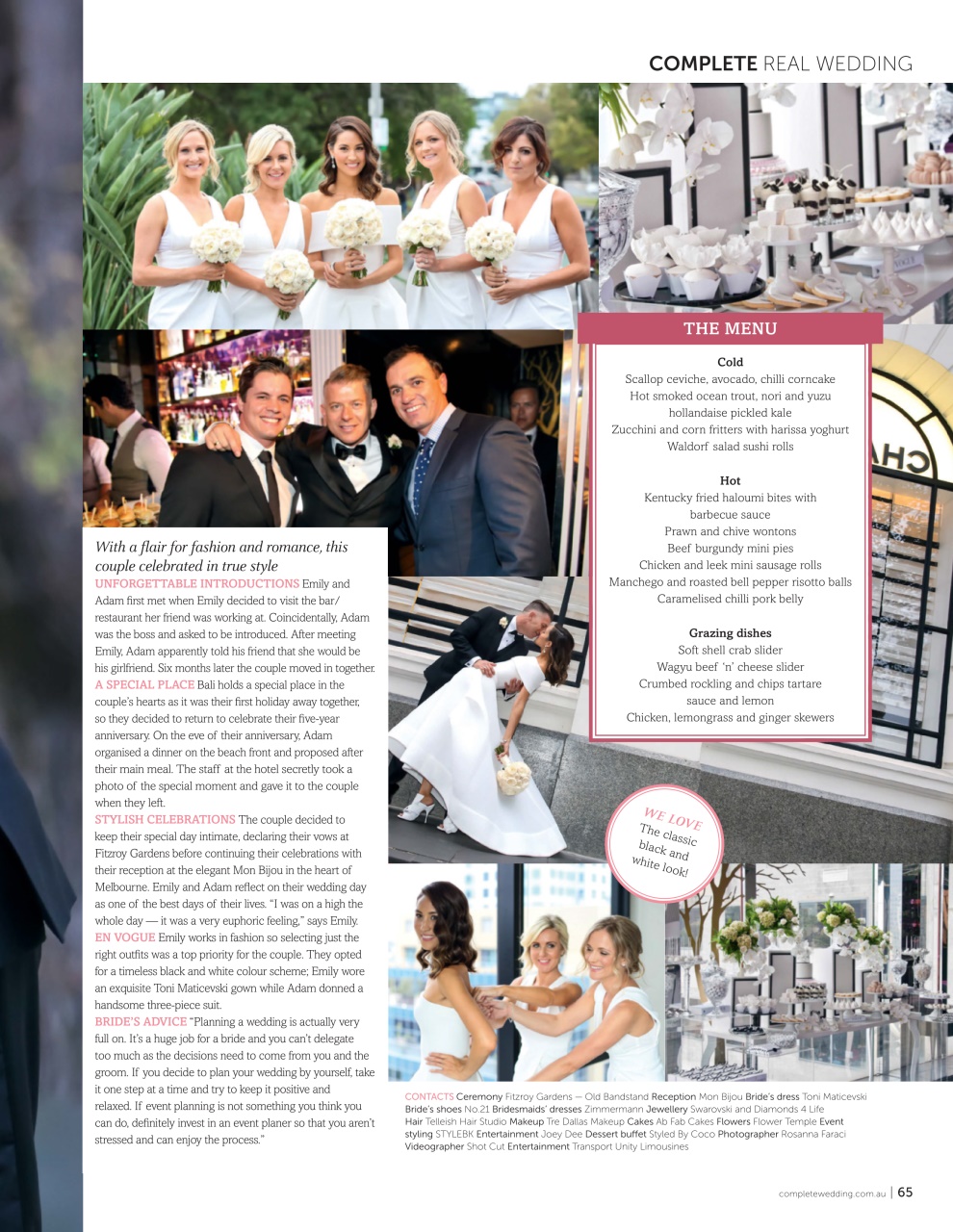 Complete Wedding Melbourne Preview Pages