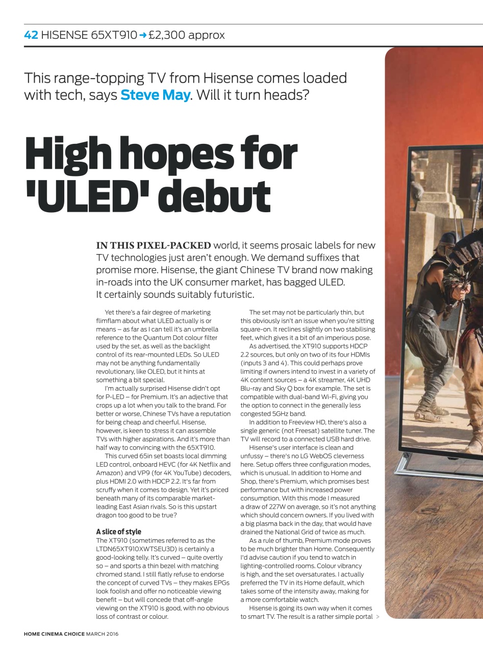 Home Cinema Choice Preview Pages