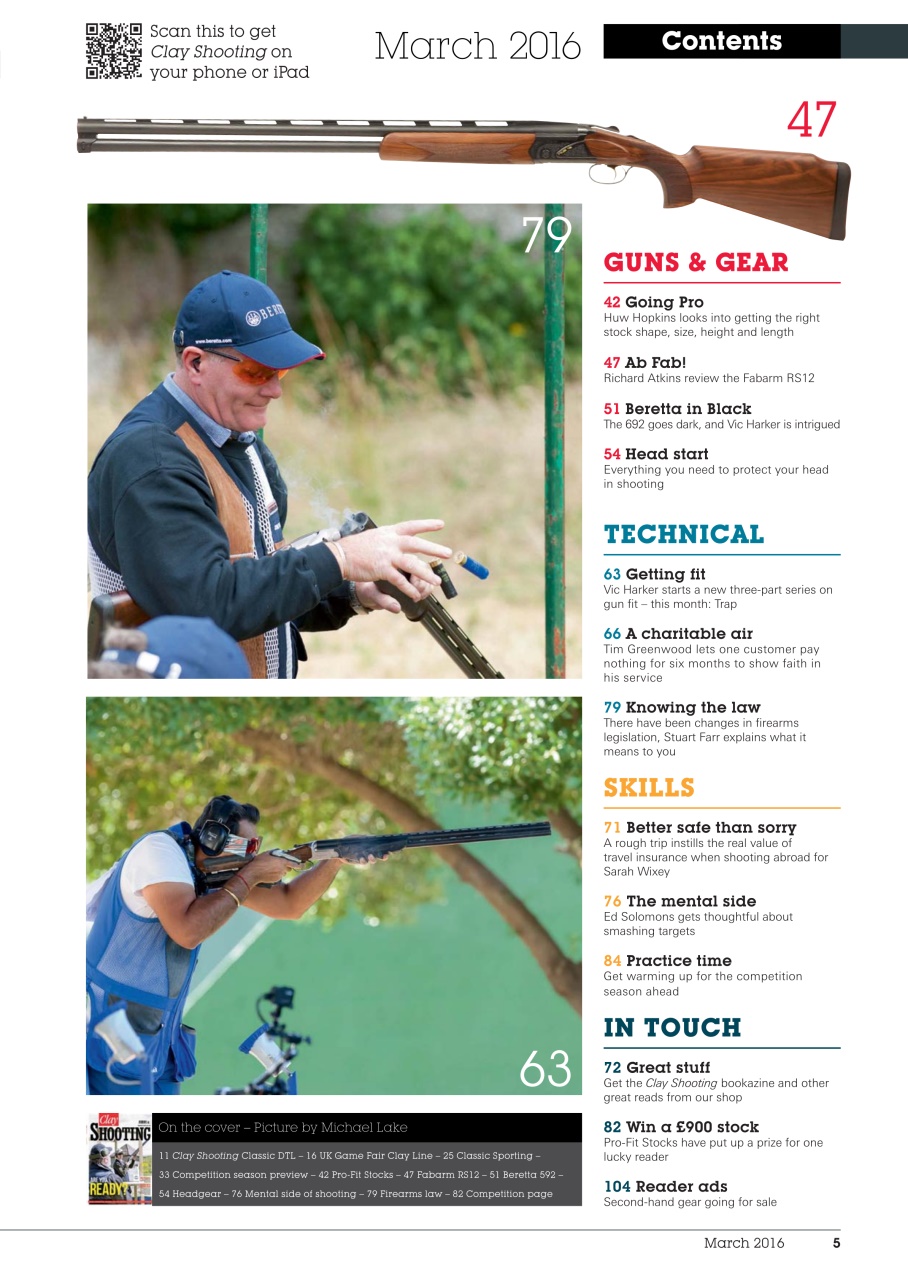 Clay Shooting Preview Pages