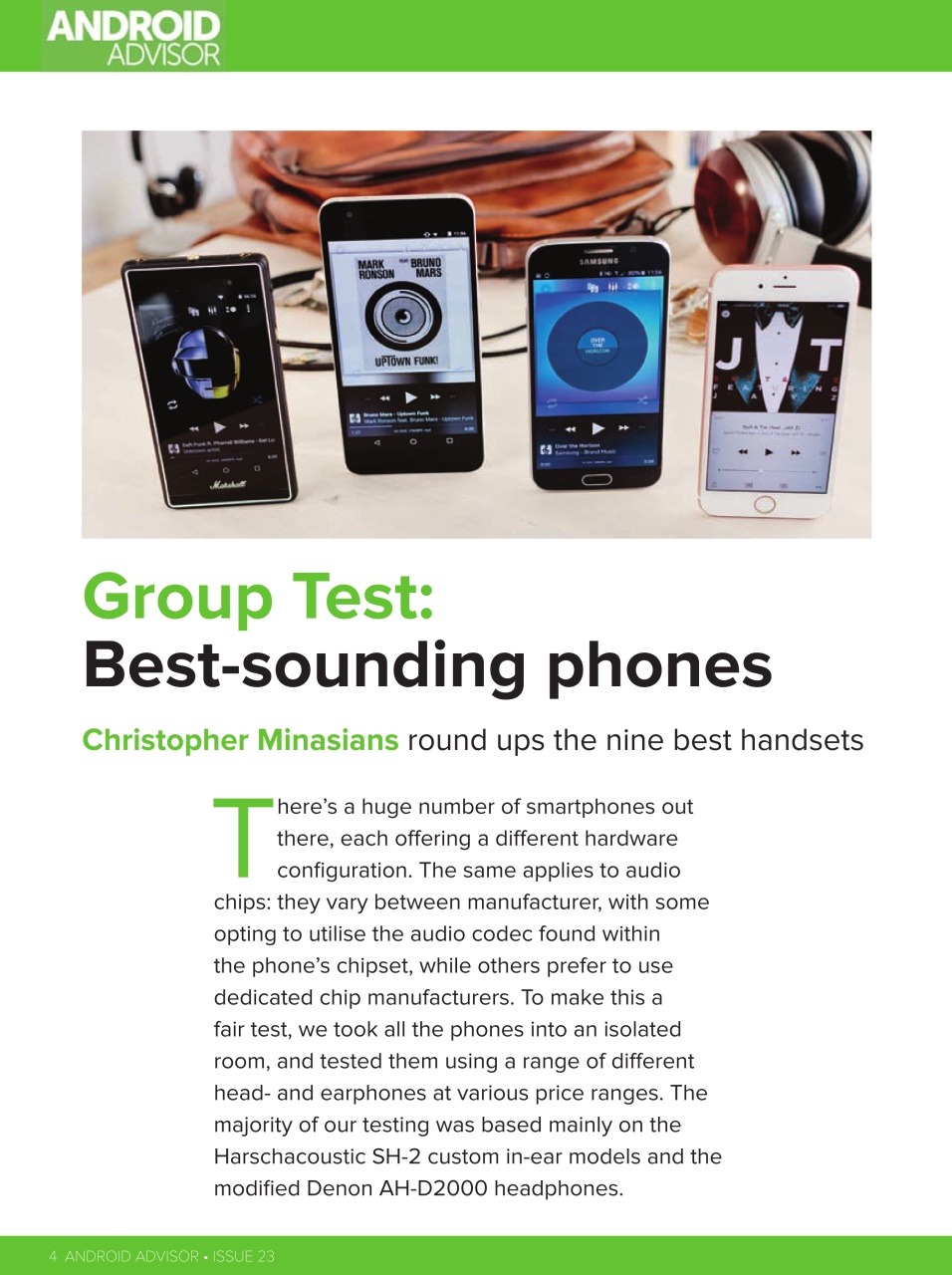 Android Advisor Preview Pages