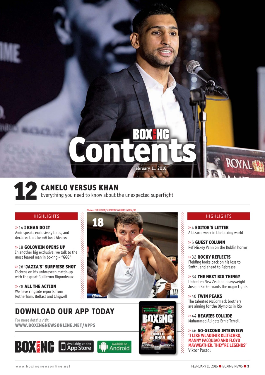 Boxing News Preview Pages