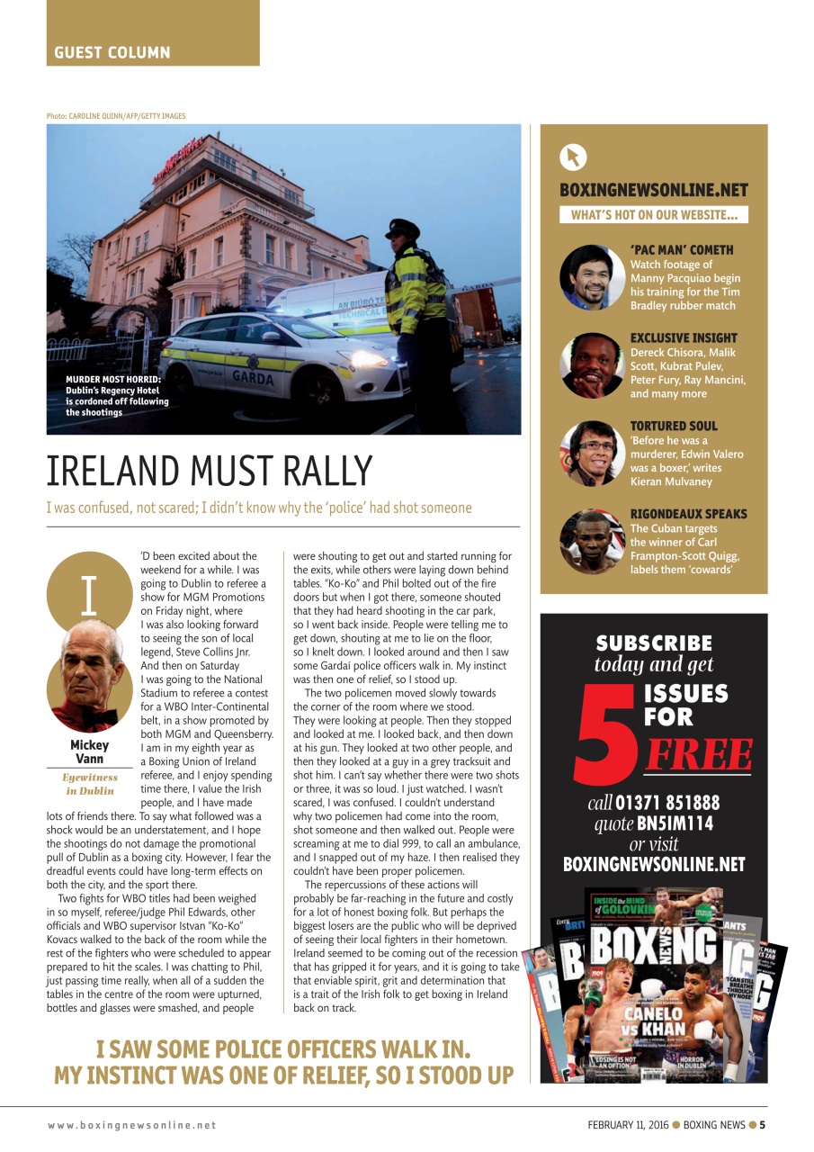 Boxing News Preview Pages
