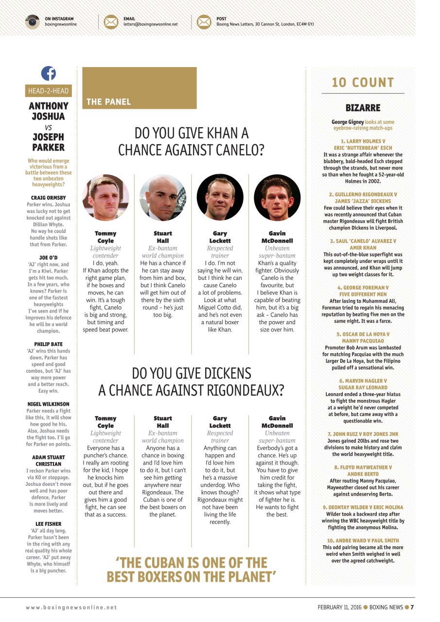 Boxing News Preview Pages