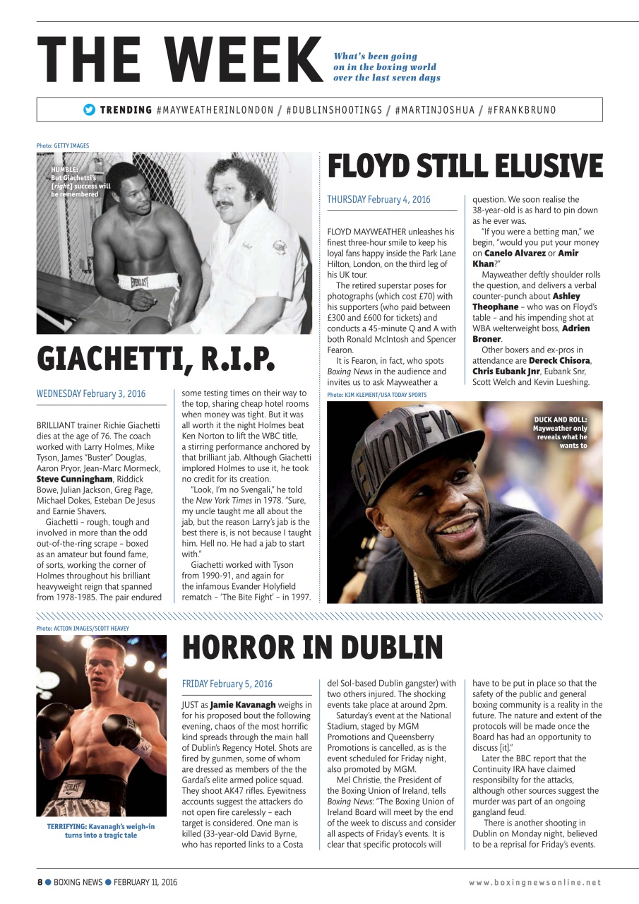 Boxing News Preview Pages