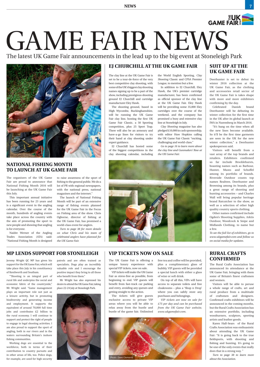 Clay Shooting Preview Pages