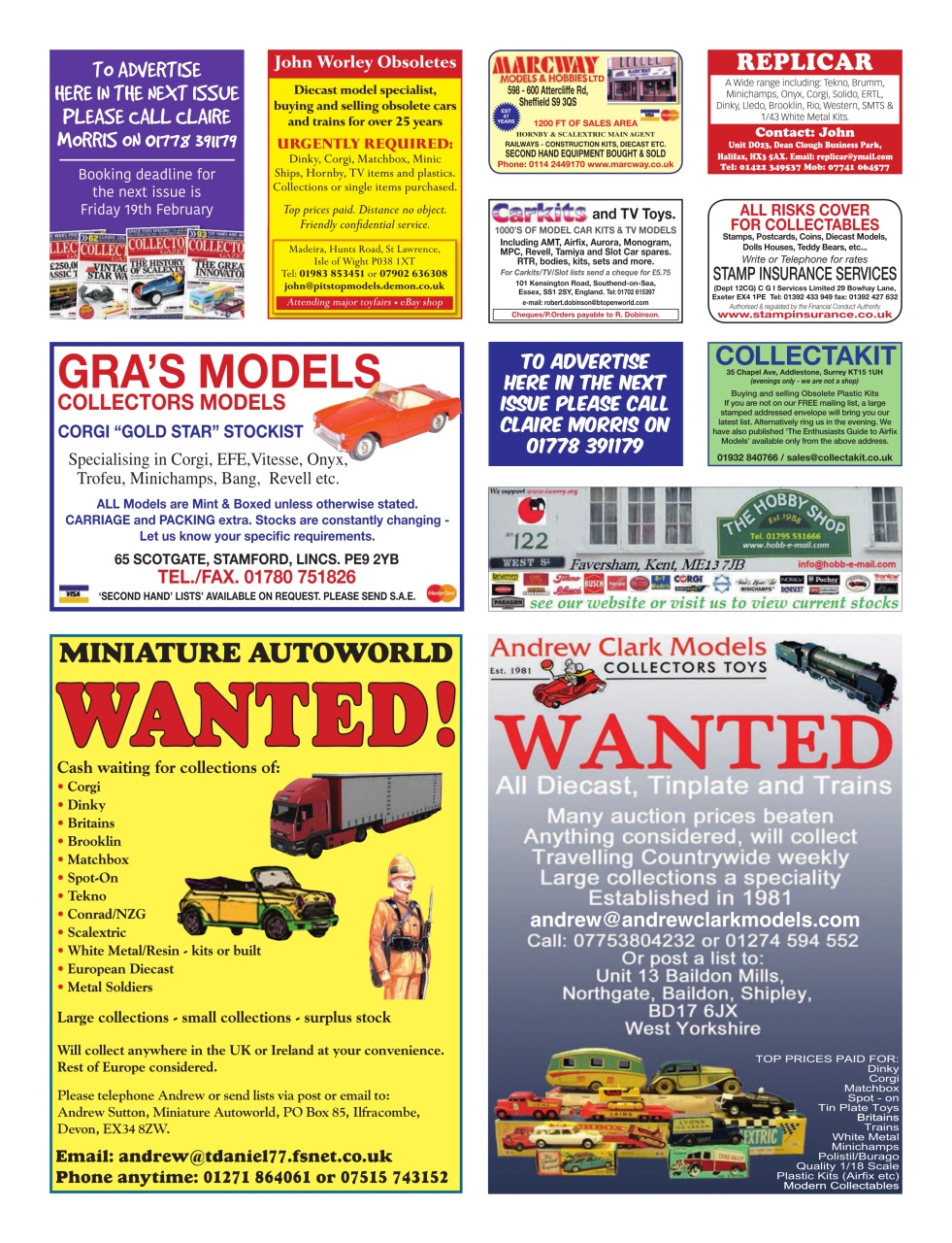 Collectors Gazette Preview Pages
