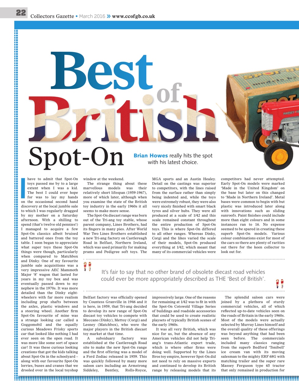 Collectors Gazette Preview Pages