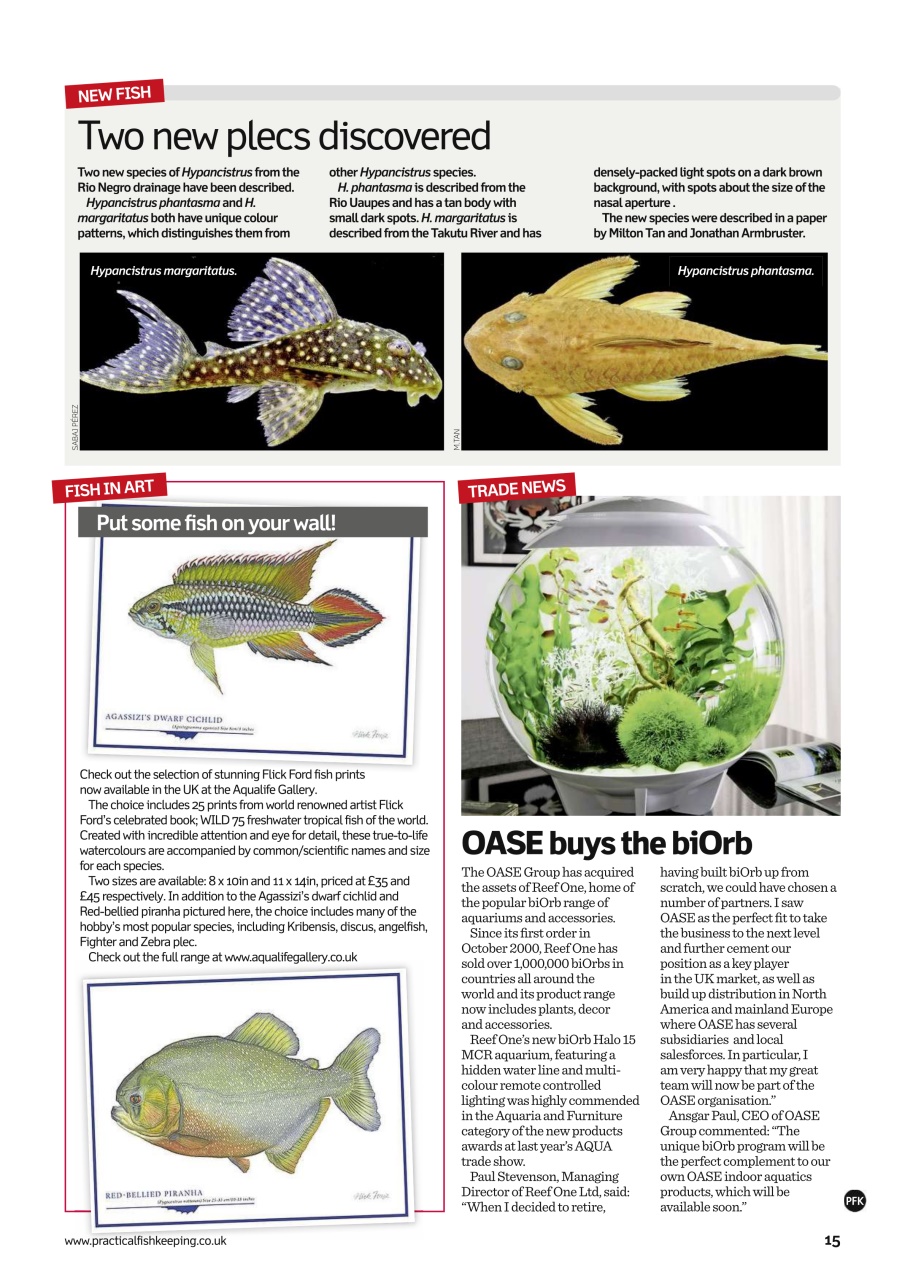 Practical Fishkeeping Preview Pages