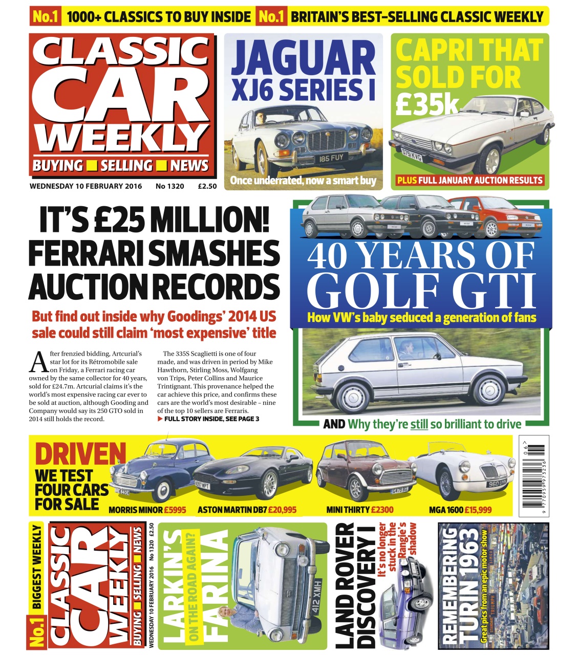 Classic Car Weekly Preview Pages