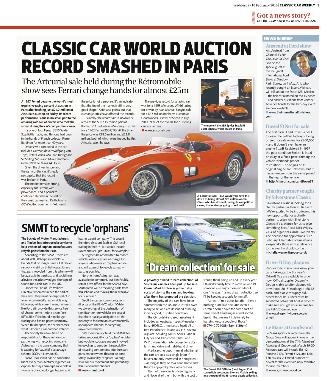 Classic Car Weekly Preview Pages