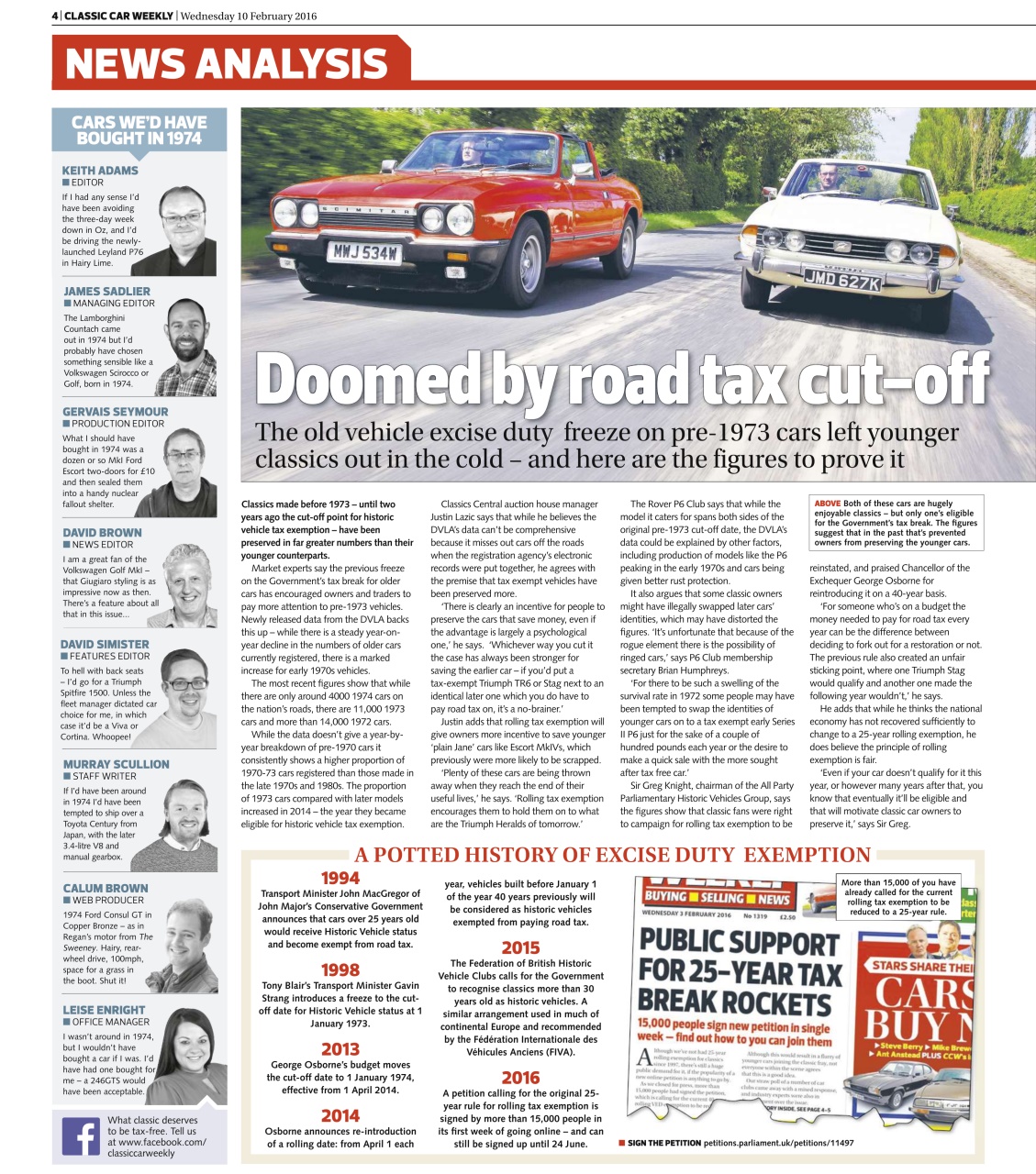 Classic Car Weekly Preview Pages
