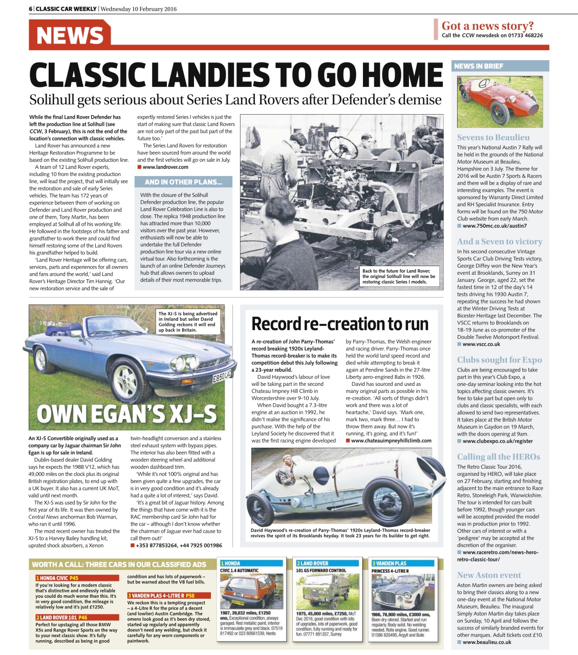 Classic Car Weekly Preview Pages
